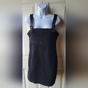 Forever 21 Black Overall Dress Size Medium